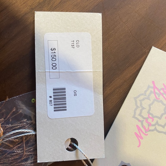 NWTs Miss June Neon Beaded Purse - Picture 4 of 4